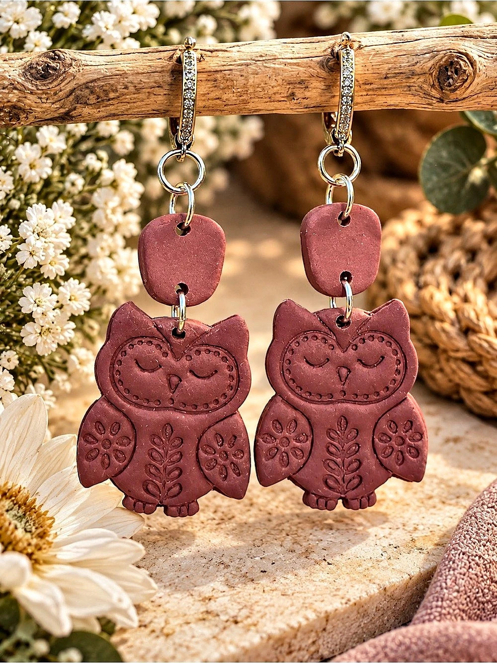 Owl Dangle Earrings